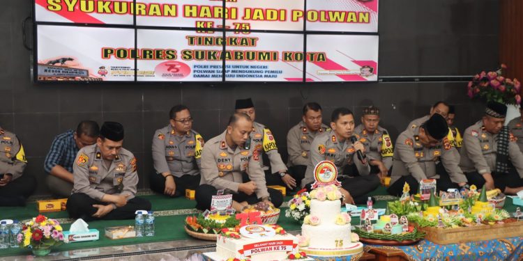 Hadiri Syukuran Hari Jadi Polwan ke-75, Ini Pesan Kapolres Sukabumi Kota