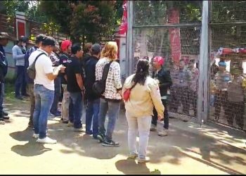 Imbas Pembatasan Peliputan di LP Kelas II B Warungkiara, Puluhan Pewarta Gelar Aksi Protes