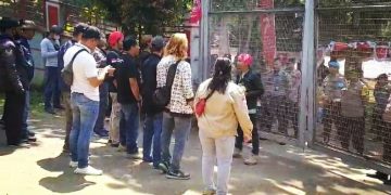 Imbas Pembatasan Peliputan di LP Kelas II B Warungkiara, Puluhan Pewarta Gelar Aksi Protes