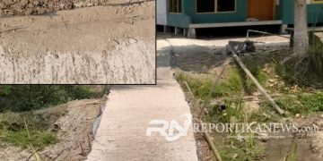 Pembangunan Jalan Rabat Beton Usaha Tani, Diduga Dikerjakan Asal Jadi, Cek Faktanya