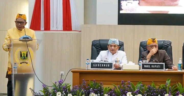 Rapat Paripurna HJKS ke-153, Ini Yang Disampaikan Wakil Bupati Sukabumi