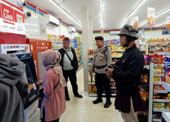 Patroli Cek Mesin ATM Cegah Gangguan Kamtibmas