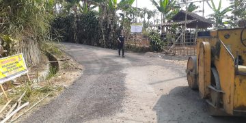 Ruas Jalan Wangunreja Mulai Dikerjakan Dan Kades Ali Nurdin Ucapkan Terima Kasih Kepada Pemerintah Daerah Kabupaten Sukabumi