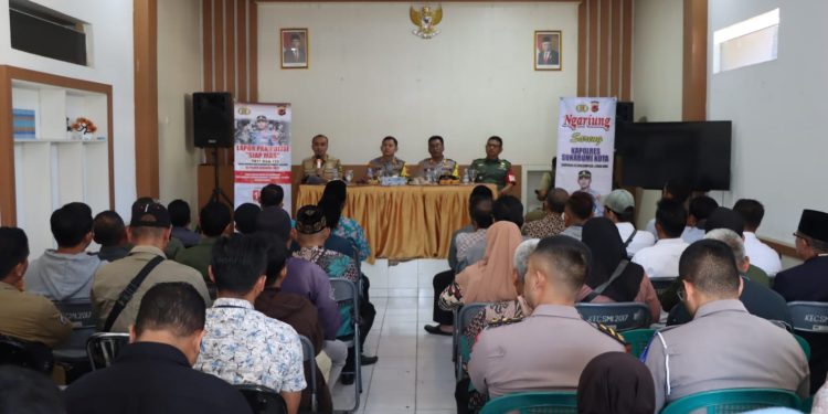 Jelang Pilkades Serentak, Polres Sukabumi Kota Gencarkan Silaturahmi Kamtibmas