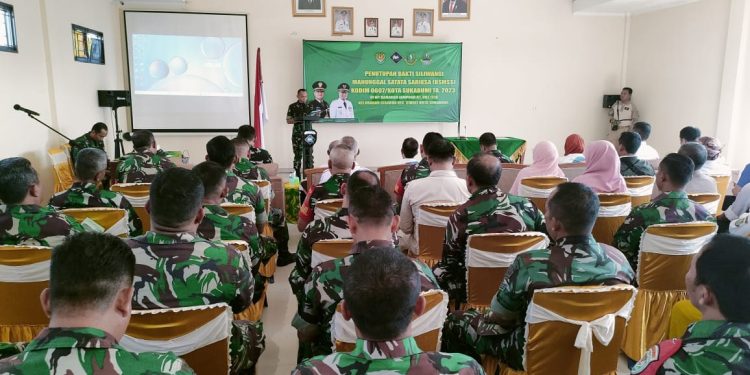 Bakti Siliwangi Manunggal Satata Sariksa( BSMSS ) Kodim 0607/Kota Sukabumi Tahun 2023 Resmi di Tutup