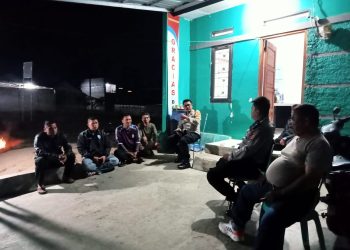 Patroli Dialogis Malam Hari, Upaya Anggota Polsek Lembursitu Cegah Gangguan Kamtibmas