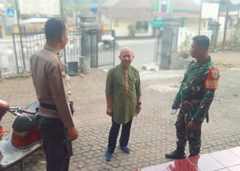 Sinergitas TNI POLRI Sambang Wilayah Ciptakan Kamtibmas Aman