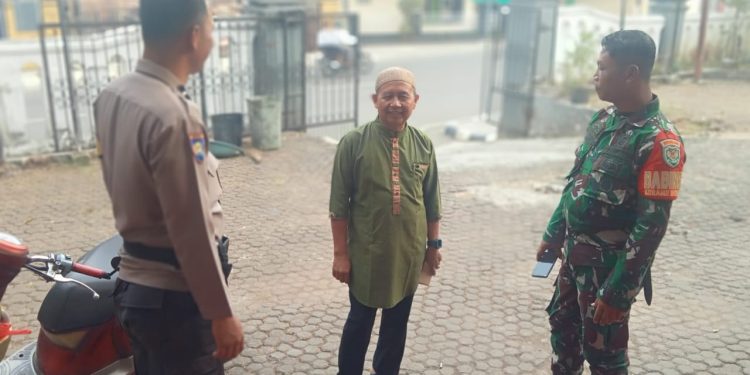 Sinergitas TNI POLRI Sambang Wilayah Ciptakan Kamtibmas Aman