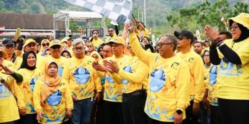 Ribuan Warga Masyarakat Ikuti Jalan Santai Peringati HUT PDAM Yang Ke 33 Dan Hari Jadi Kabupaten Sukabumi Yang Ke 153