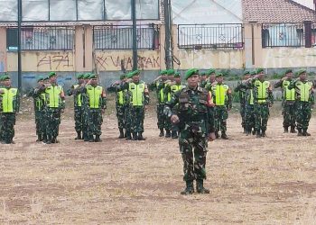 Kodim 0607/Kota Sukabumi Gelar Apel Pengamanan Pilkades Serentak Tahun 2023