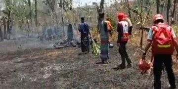 Kebakaran Lahan di Kapitan Cikundul, Ini Himbauan Damkar Kota Sukabumi