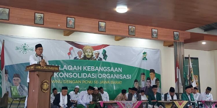 PWNU Jabar Bersama PCNU Kab.Sukabumi Gelar Halaqah Kebangsaan dan Konsolidasi Organisasi