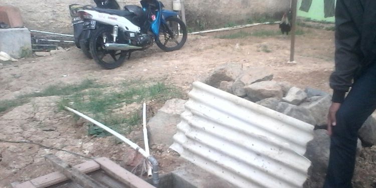 Sumur Warga Baros Nangela Kering Kerontang