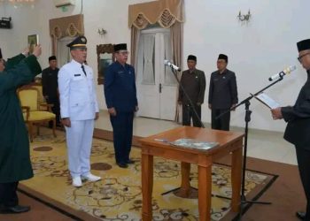 Belasan Pejabat Pemkab Sukabumi Duduki Jabatan Baru