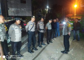 Kapolsek Lembursitu Pimpin Apel KRYD Antisipasi Malam Minggu