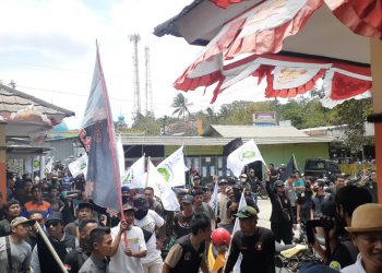 Jalan Jampang Tengah Amburadul, Sejumlah Ormas Gelar Demonstrasi