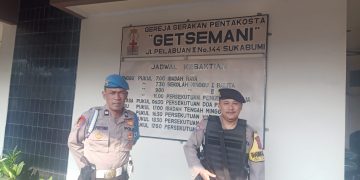 Minggu Kasih Pam Gereja, Sudah Menjadi Rutinitas Anggota Polsek Lembursitu