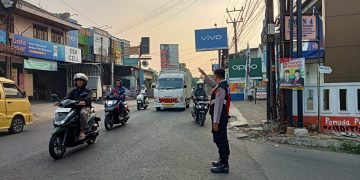 Antisipasi Laka Lantas Unit Samapta Polsek Lembursitu Lakukan Gatur Pagu Hari