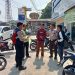 Sambang ke Obyek Vital ,Anggota Samapta Polsek Lembursitu Patroli Dialogis dengan Satpam Bank