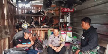 Sinergitas TNI Polri Babinkamtibmas Polsek Lembursitu dan Babinsa Selalu Menjaga Kamtibmas