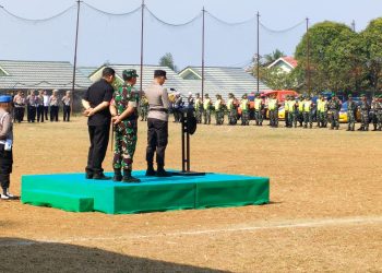 Apel Gelar Pasukan Operasi Mantap Brata Lodaya 2023-2024 Tingkat Kota Sukabumi