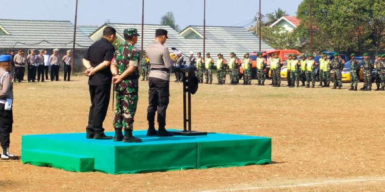 Apel Gelar Pasukan Operasi Mantap Brata Lodaya 2023-2024 Tingkat Kota Sukabumi