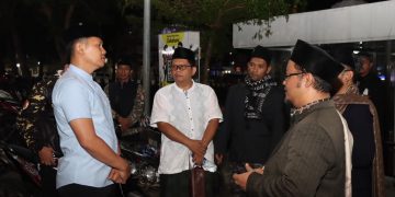 Beri Pelayanan Prima, Polres Sukabumi Kota Kawal Ratusan Santri dan Kader ke Tasikmalaya