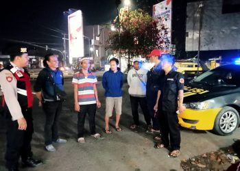 Patroli Strong Point Malam Hari, Polisi Di Kota Sukabumi Wujudkan Situasi Kamtibmas Yang Aman