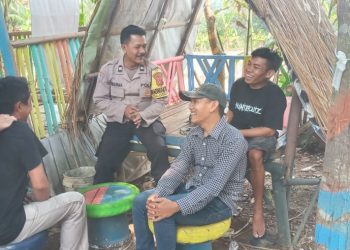 Selalu Aktif Jaga Silaturahmi, Bhabinkamtibmas Sambangi Warga Binaan