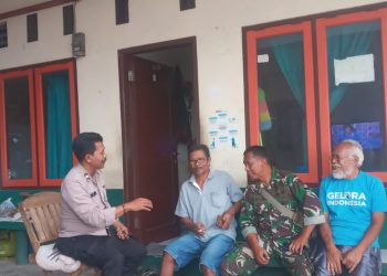 Giat Sinergitas TNI POLRI Patroli Bersama Sambang Warga Polsek Lembursitu