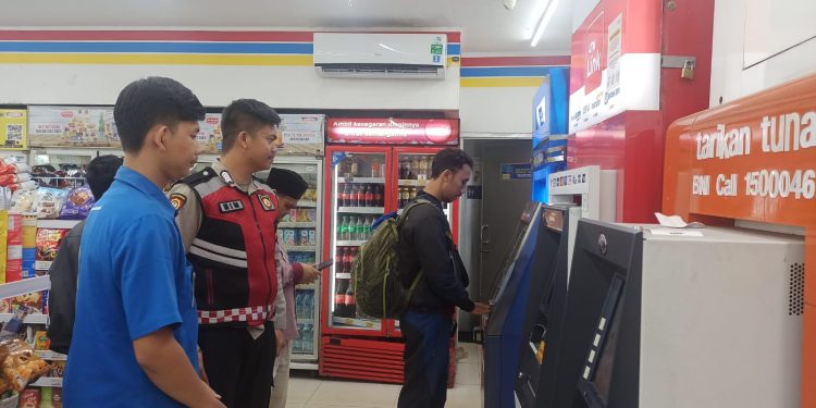 Pantau dan Cek Mesin ATM Rutin Dilaksanakan Patroli Samapta