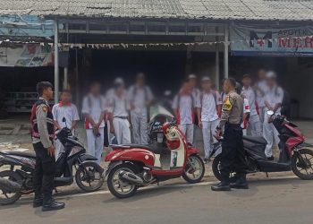 Antisipasi Tawuran Pelajar Polisi Melakukan Himbauan Kepada Para Pelajar