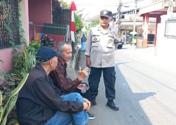 Sambangi Warga, Polisi di Kota Sukabumi Sampaikan Himbauan Kamtibmas