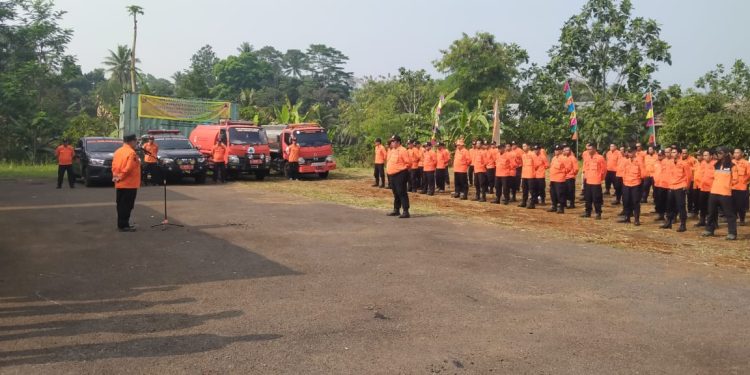 BPBD Kab.Sukabumi Gelar Apel Kesiapsiagaan Bencana Hidrometeorologi