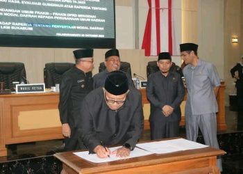 Rapat Paripurna DPRD, Bupati Sukabumi Sampaikan Pendapat Akhir, Jawaban Dan Nota Pengantar