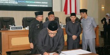 Rapat Paripurna DPRD, Bupati Sukabumi Sampaikan Pendapat Akhir, Jawaban Dan Nota Pengantar