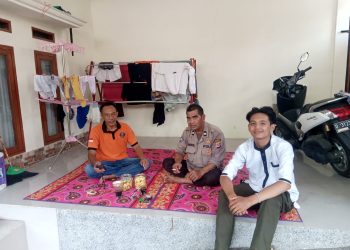 Sambangi Warga, Polisi di Kota Sukabumi Sampaikan Imbauan Kamtibmas