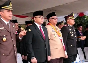 Hadiri Upacara Hari Pahlawan di Palagan Bojongkokosan, Yudha Sukmagara Bacakan Pesan Pesan Pahlawan