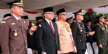 Hadiri Upacara Hari Pahlawan di Palagan Bojongkokosan, Yudha Sukmagara Bacakan Pesan Pesan Pahlawan