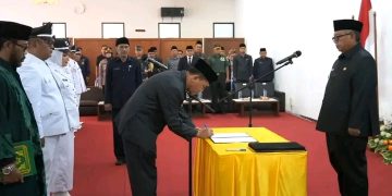 Sah, Puluhan Kades Terpilih 2023-2029 Dilantik Bupati Sukabumi