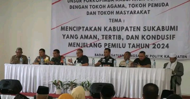 Ciptakan Kabupaten Sukabumi Yang Aman Tertib dan Kondusif Jelang Pemilu 2024, Kesbangpol Gelar FGD