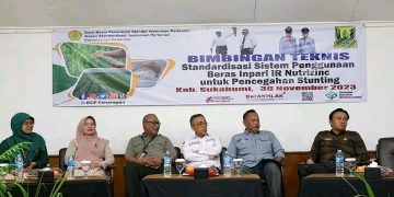 Bimtek Standarisasi Sistem Penggunaan Beras Inpari IR Nutrizinc, Wakbup Tekan Angka Stunting