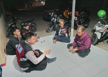 Personel Polsek Lembursitu Lakukan Patroli Harkamtibmas, Cegah Gangguan Kamtibmas Agar Tetap Aman dan Kondusif
