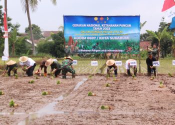 Gerakan Nasional Ketahanan Pangan Tahun 2023 Kodim 0607/ Kota Sukabumi