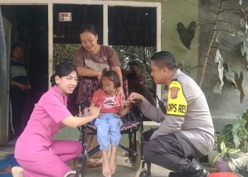 Mendengar Kabar Putri Yang Berkebutuhan Khusus, Kapolres Sukabumi Langsung Turun Tangan