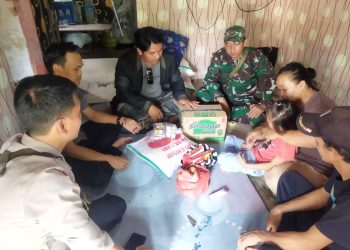 Kodim 0622/ Kabupaten Sukabumi Berikan Bantuan Sembako Pada Putri