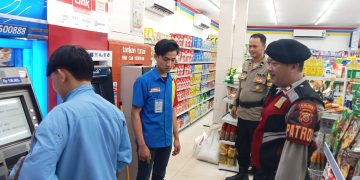 Polisi Polsek Lembursitu Laksanakan Patroli Kontrol ATM Cegah Kejahatan Perbankan