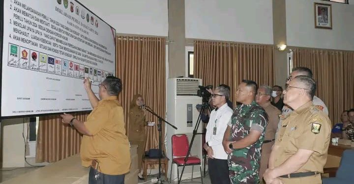 Deklarasi Pemilu Damai 2024, Wabup Momentum Bangun Masyarakat Cerdas Dan Dewasa Berpolitik