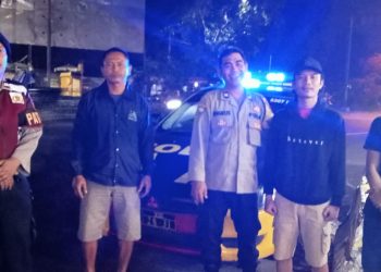 Patroli Strong Point Malam Hari Wujudkan Situasi Kamtibmas Aman Dan Kondusif