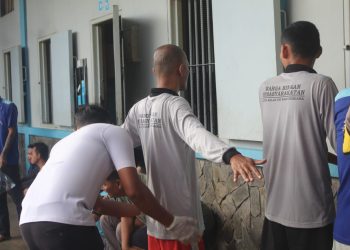 Lapas Kelas ll B Warungkiara Menggelar Sidak Gabungan Bersama TNI/Polri